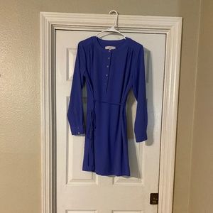 Lift violet dress with tie belt